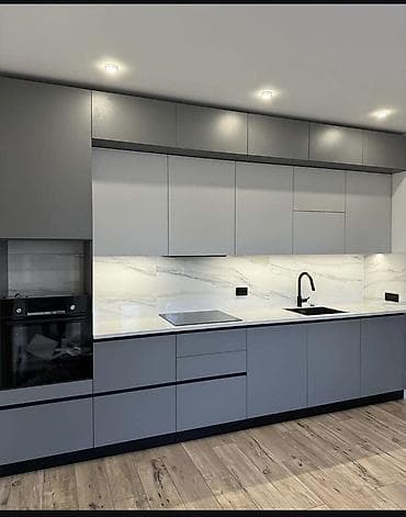 бу шкаф: Кухни на заказ в современном минимализме - Планировки: угловые и — 6