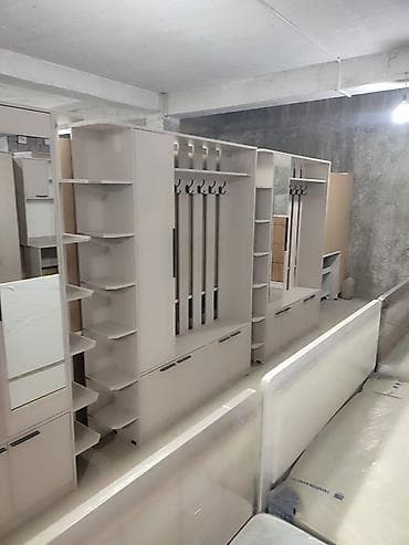 Прихожая модульная с зеркалом и крючками - Комплектация: тумба под — 1