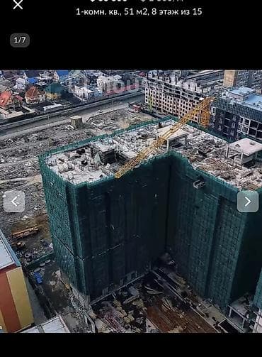 bay tash tower: 1 комната, 51 м², Элитка, 8 этаж, Готовая ПСО (под самоотделку) — 6