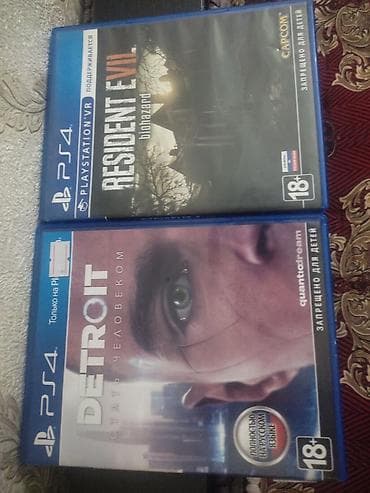 PS4 (Sony PlayStation 4): Диски для PlayStation 4 (русская версия, рейтинг 18+): состояние — 1