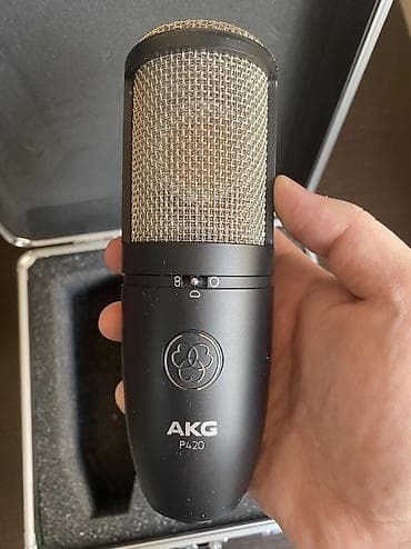 jbl 3: Конденсаторный микрофон AKG P420 в комплекте - Студийный — 6
