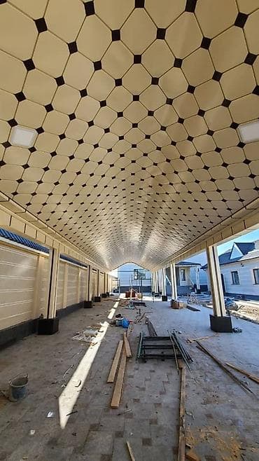 string art: Обшивка карнизов, козырьков и навесов сайдингом/соффитами и фасадными — 3