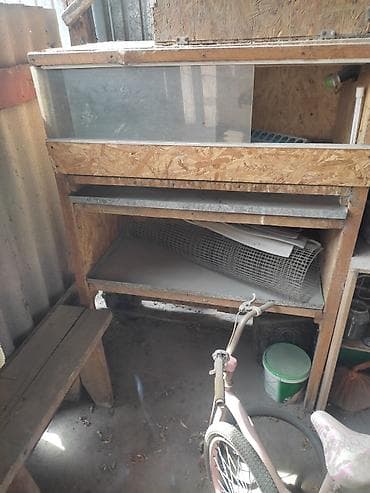 Брудер, клетка деревянный террариум с раздвижными стеклянными