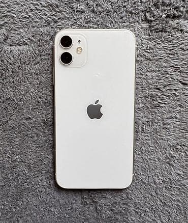 IPhone 11, белый цвет, память 128 ГБ. Камеры: - Двойная основная