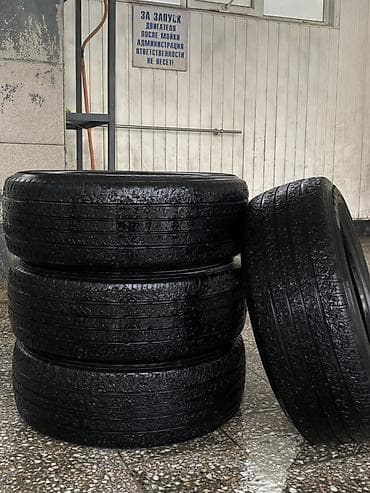 Шины 235 / 55 / R 18, Лето, Б/у, Комплект, Dunlop