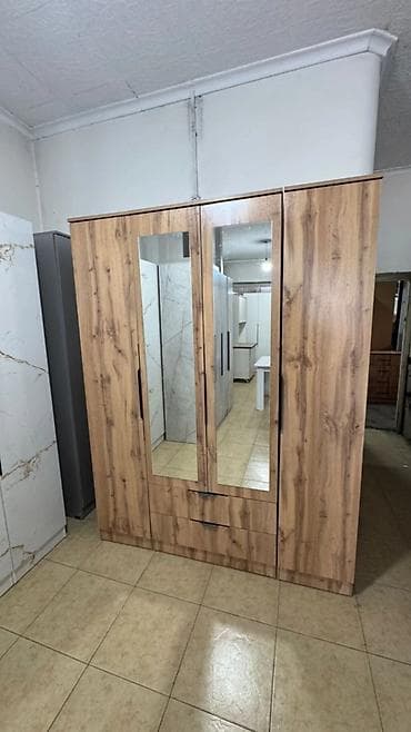 шкаф кийим: Шифоньерлер, кийидер үчүн шкафтар, Түз, ЛДСП — 6