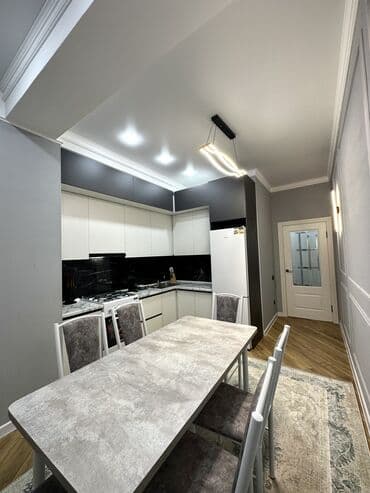 квартира на ночь бишкек количество мест 4: 2 бөлмө, Душ кабинасы, Жаздык, жууркан-төшөк каптары, Кондиционер — 5