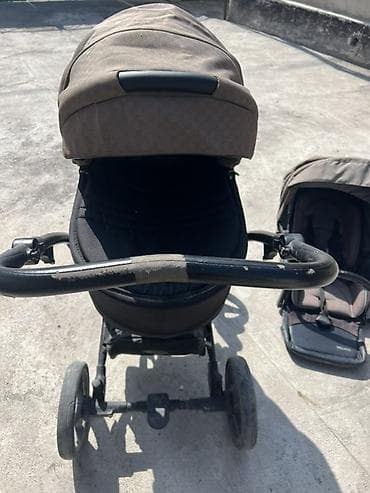 Манеждер: Балдар арабасы, Башка бренд, түсү - Күрөң, Колдонулган — 7