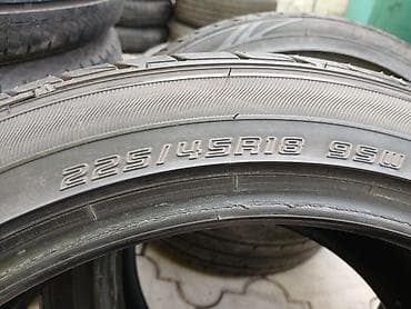 225 45 р18: Шины 225 / 45 / R 18, Лето, Б/у, Пара, Легковые, Япония, DUNLOP — 3