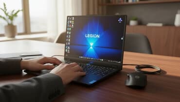 Ноутбук, Lenovo, AMD Ryzen 9, 16 ", Б/у, Игровой, память SSD