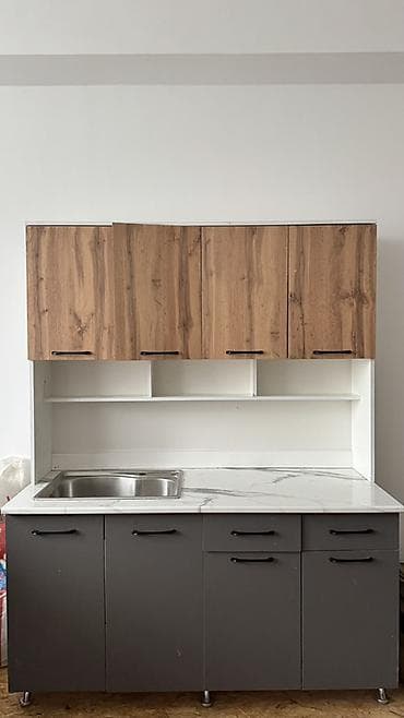 solutions upper: Кухонный гарнитур с мойкой - Комплектация: нижние тумбы на опорах — 1