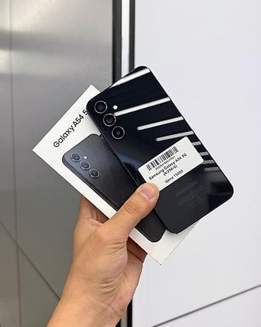 Samsung Galaxy A54 5G, Б/у, 256 ГБ, цвет - Черный, В рассрочку, 2 SIM