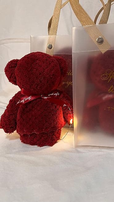 Мишка из полотенца, идеальный комплемент для подарка или как