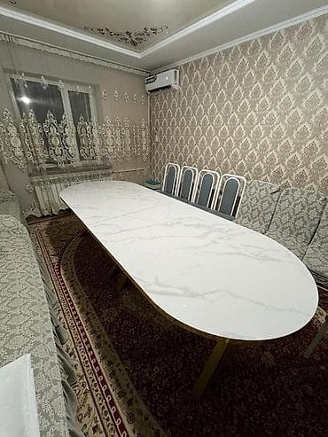 Стол для зала, Новый, Не раскладной, Овальная