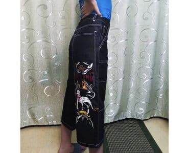 джинсы голубые: Джинсы и брюки, цвет - Черный, Новый — 1