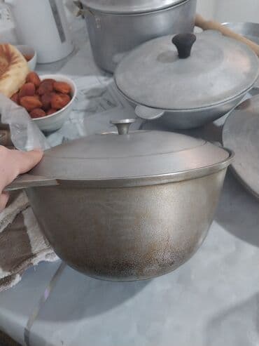 Сушилки: Набор алюминиевой посуды для кухни Состав: - Двухъярусная — 9