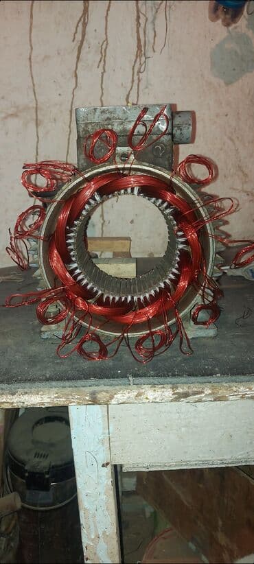 Перемотка электродвигателей 220v/380v 3000. 1500. 1000. 750 об/мин