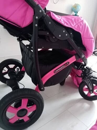 подножка для второго ребенка бу: Коляска, цвет - Розовый, Б/у — 1