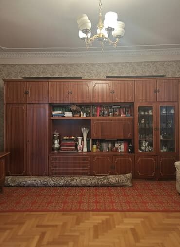 Гарнитур для зала, Шкаф, Дерево, цвет - Коричневый