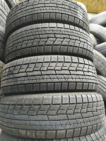 железные диски на авто: Шины 195 / 65 / R 15, Зима, Б/у, Комплект, Легковые, Япония, Yokohama — 1