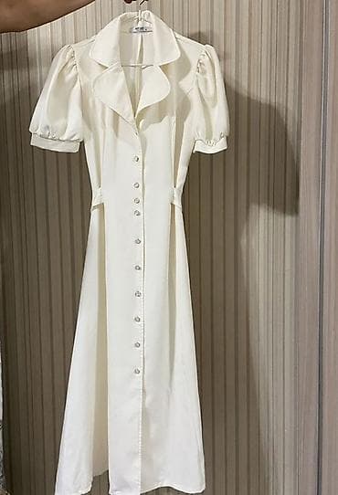 Күнүмдүк көйнөк, Жай, Узун модель, Аял көйнөгү - эркек көйнөгү, XS, S, M