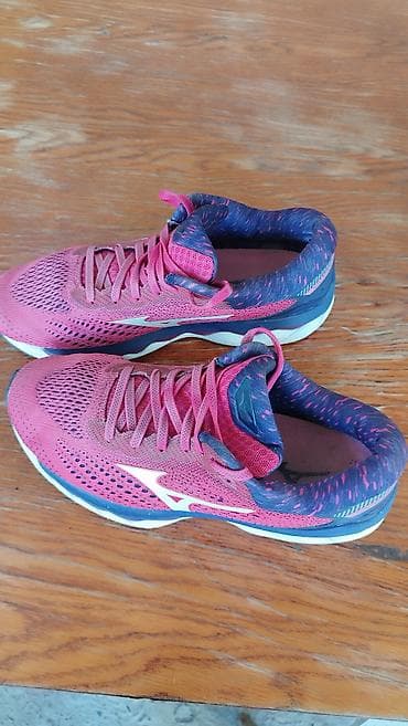 воллейбольные кроссовки: Кроссовки Mizuno для бега/тренировок - Цвет: розовый с темно‑синими и — 2