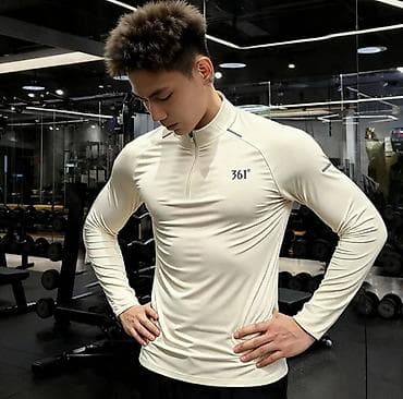 ваг спорт: Мужская спортивная кофта 361° с длинным рукавом и молнией до середины — 1
