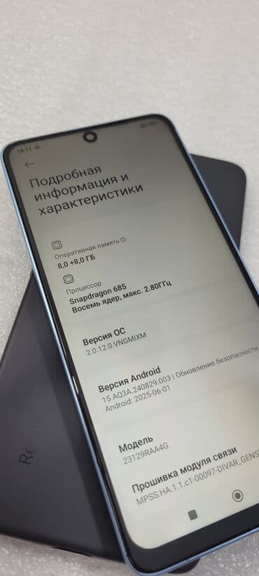 redmi 11 note: Redmi, Redmi Note 13, Колдонулган, 256 ГБ, түсү - Көгүлтүр, 2 SIM — 7