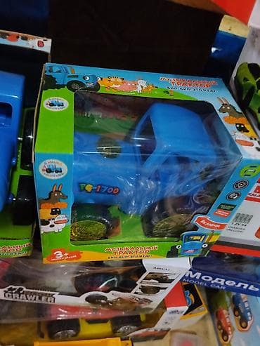 Игрушки: Музыкальный трактор RG-1700 для детей 3+ - Яркий синий трактор в — 2
