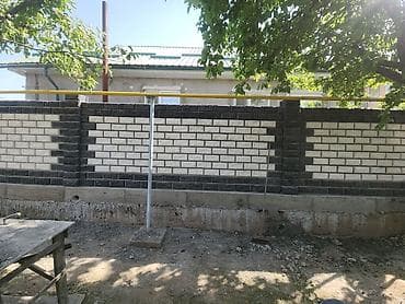 бетонные забор: Заборы из пескоблока, Установка — 3