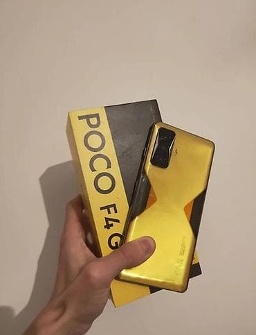 mix 3: Poco F4 GT, Б/у, 128 ГБ, цвет - Желтый, 2 SIM — 1