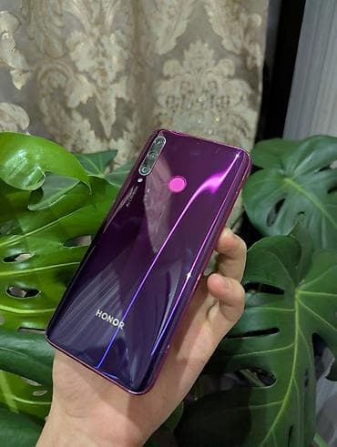 p 10: Honor 10i, Б/у, 128 ГБ, цвет - Фиолетовый, 2 SIM — 2