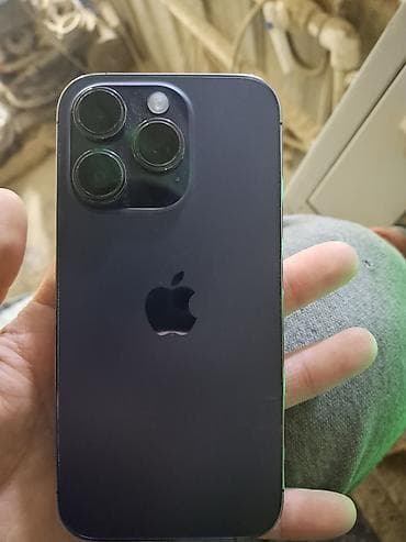 зарядник для эпл вотч: IPhone 14 Pro, Б/у, 256 ГБ, Deep Purple, Защитное стекло, 77 % — 3