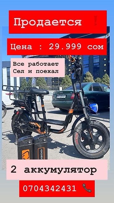 Спорт жана хобби: Электровелосипед/электроскутер городской компактного формата — 1
