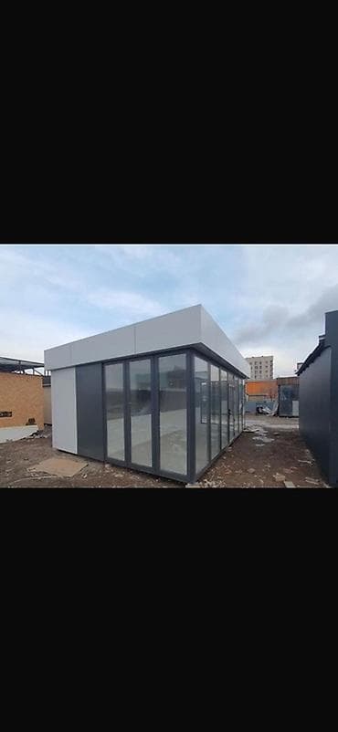 аптечный: Модульный павильон/киоск с панорамным остеклением СРОЧНО❗️❗️❗️35 кв/м — 1