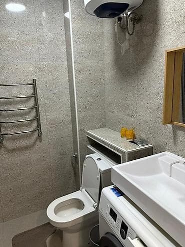 Недвижимость: 2 комнаты, 55 м², Элитка, Асанбай мкр Элитка, 11 этаж, Евроремонт — 7