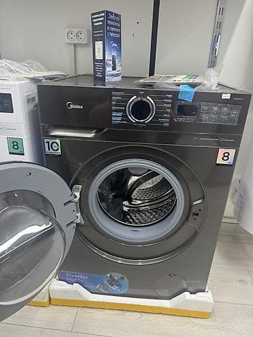 паровые: Стиральная машина Midea фронтальной загрузки, 8 кг Основные — 2