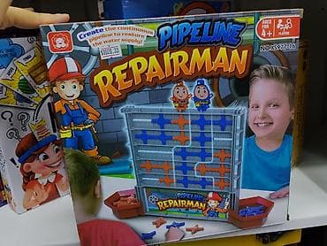 marble run: Настольная игра Pipeline Repairman - Развивающая логическая — 1
