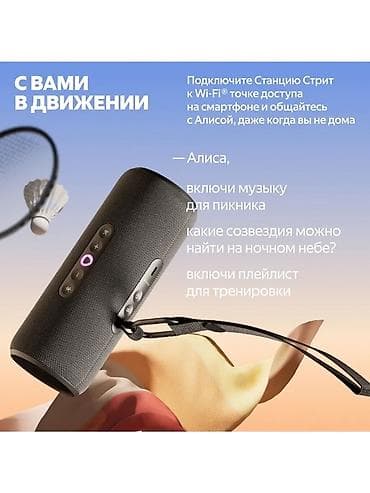 Яндекс Станция Стрит — умная портативная колонка с голосовым — 7