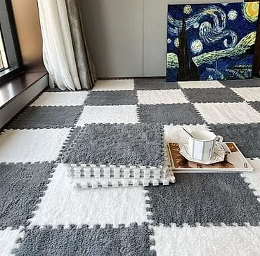 Мягкий пол коврик‑пазл для дома 1 шт- 150 сомов 18 шт - 2500 сомов