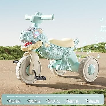 Детские самокаты: Детский трехколесный велосипед «Динозавр» - Яркий дизайн в виде — 8
