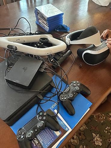 vr купить: Комплект для PlayStation 4 с VR Состав: - Консоль PS4 Slim. - Шлем — 7