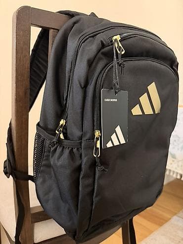Сумки: Рюкзак Adidas original из США🇺🇸 Classic Backpack розовый принт с — 7