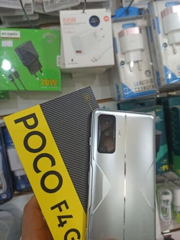 мини принтер xiaomi: Poco F4 GT, Колдонулган, түсү - Боз, 2 SIM — 1