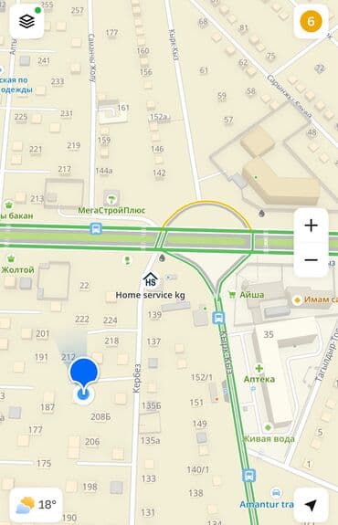 город ош дом: Үй, 100 кв. м, 8 бөлмө, Менчик ээси, Косметикалык оңдоо — 1