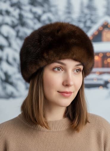 Шапка норковая, б/у. цена договорная at lalafo.kg Шапка норковая, б/у. цена договорная