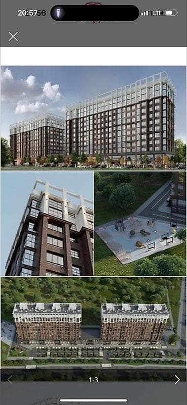 elegance stroy: 2 комнаты, 76 м², Элитка, 10 этаж, Готовая ПСО (под самоотделку) — 1