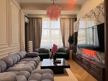 75: 2 комнаты, 75 м², Асанбай мкр Элитка, 2 этаж, Дизайнерский ремонт — 1