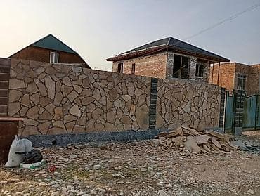 жумуш фасад: Облицовка фасадов и цоколей природным камнем Фундаментке таш чаптайбыз — 10