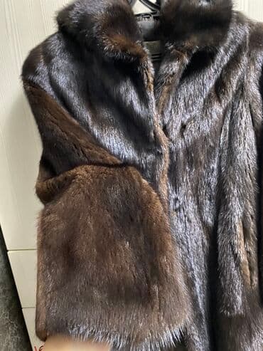 срочно в связи с переездом: Продаётся норковая шуба С капюшоном,внутри регулятор талии На С-М — 2